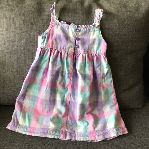 Pretty Summer Checkered Dress - 2T - Picture 6 of 6